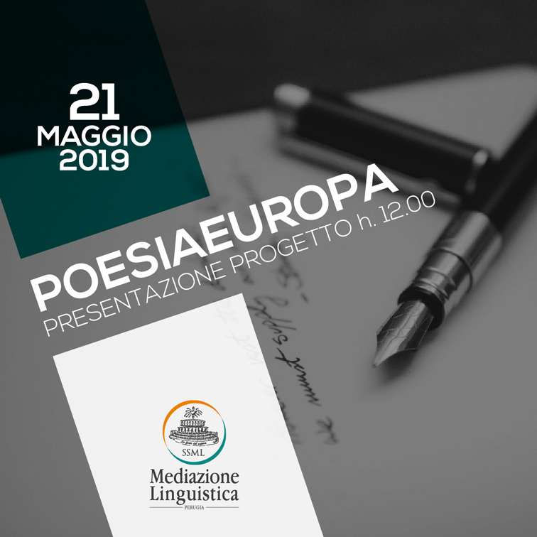 Poesiaeuropa, evento 21 maggio 2019